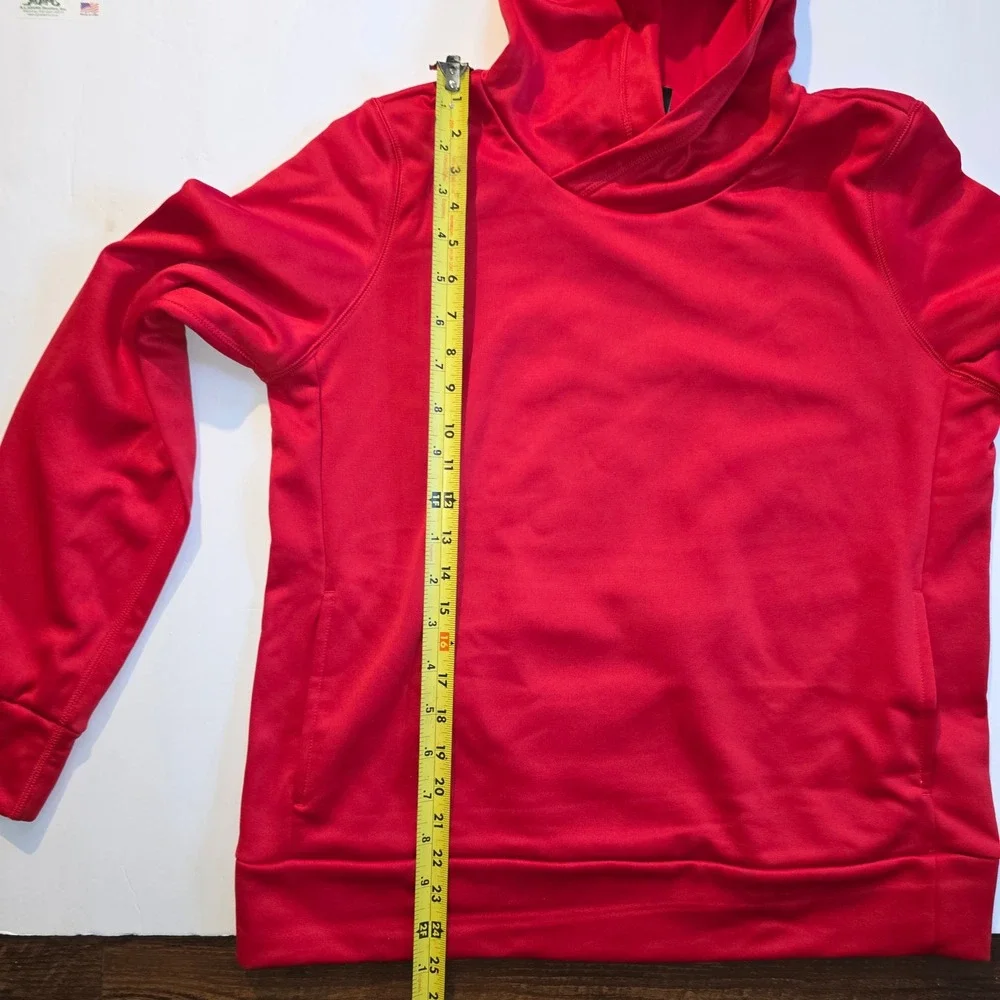 Nike Pullover Performance Hoodie – Size Large — Solid Red